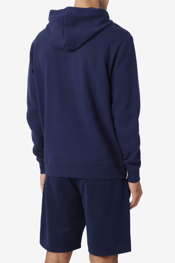 Samari Sudadera Con Capucha Azul Marino/blanco/rojo Fila Outlet