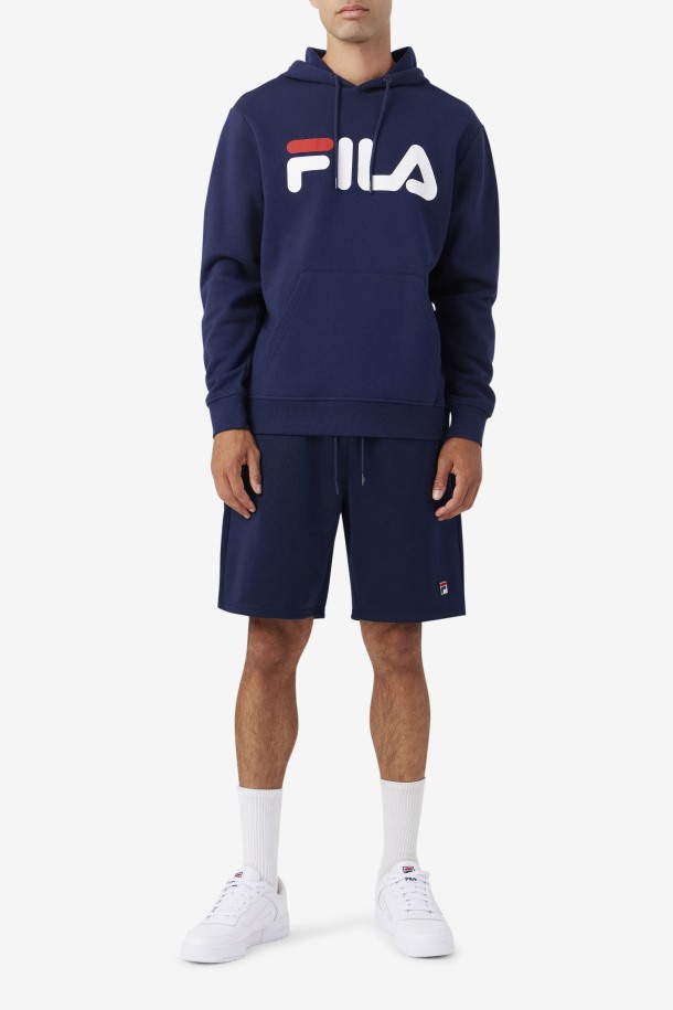 Samari Sudadera Con Capucha Azul Marino/blanco/rojo Fila Outlet
