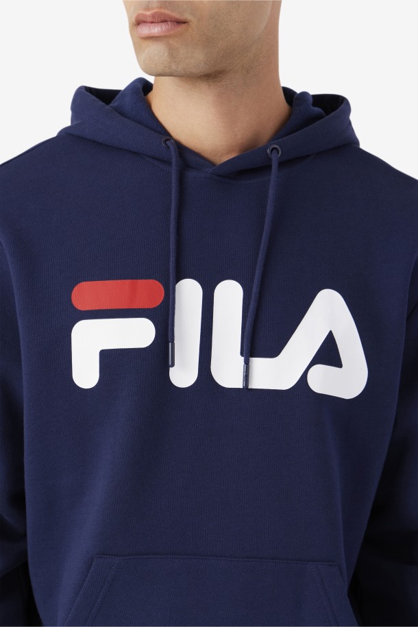 Samari Sudadera Con Capucha Azul Marino/blanco/rojo Fila Outlet