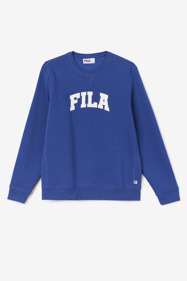 Azul/gardenia Fila Outlets Kory Sudadera Con Cuello Redondo