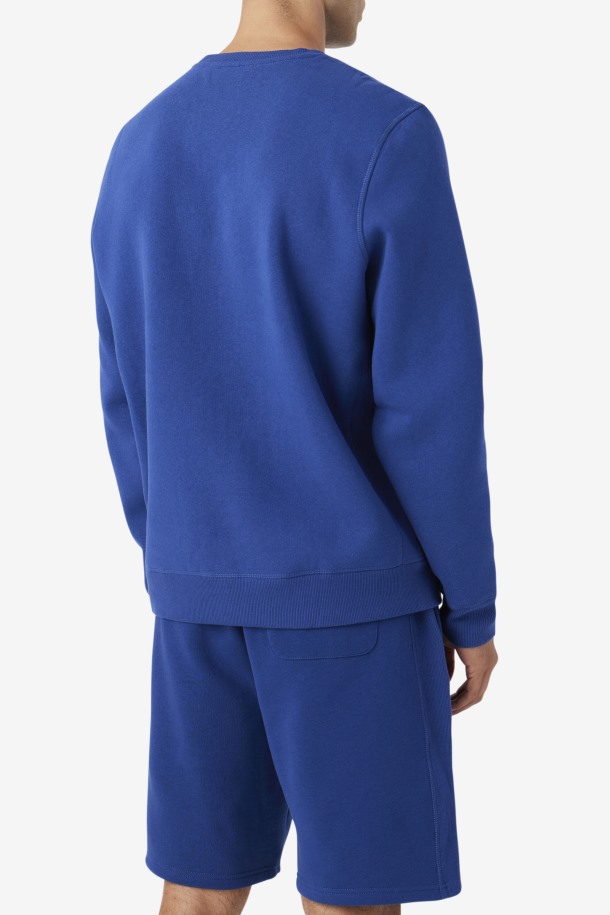 Azul/gardenia Fila Outlets Kory Sudadera Con Cuello Redondo