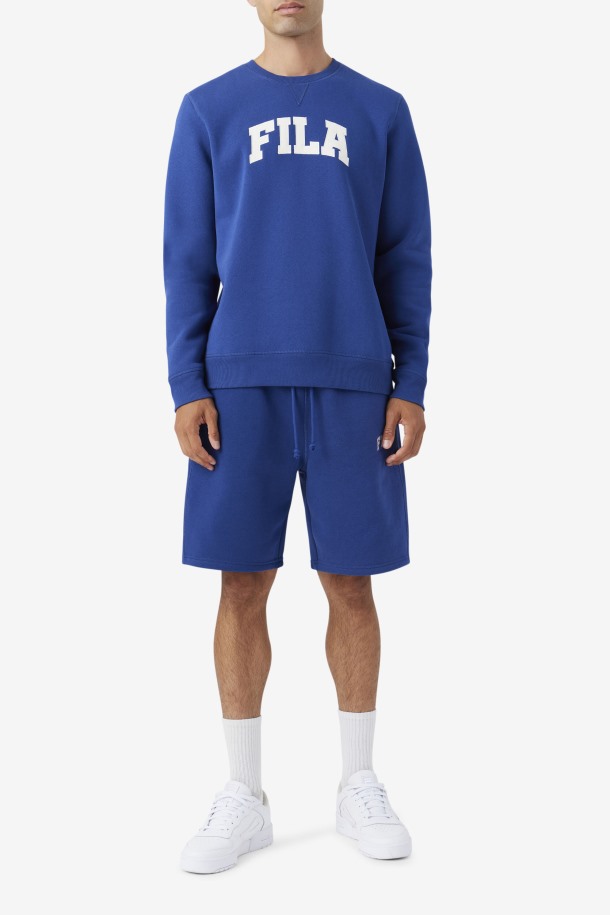 Azul/gardenia Fila Outlets Kory Sudadera Con Cuello Redondo