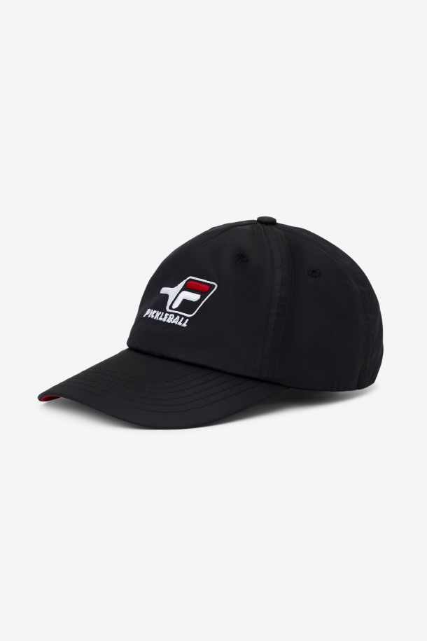 Gorra Pickleball Negra/roja Fila Outlet