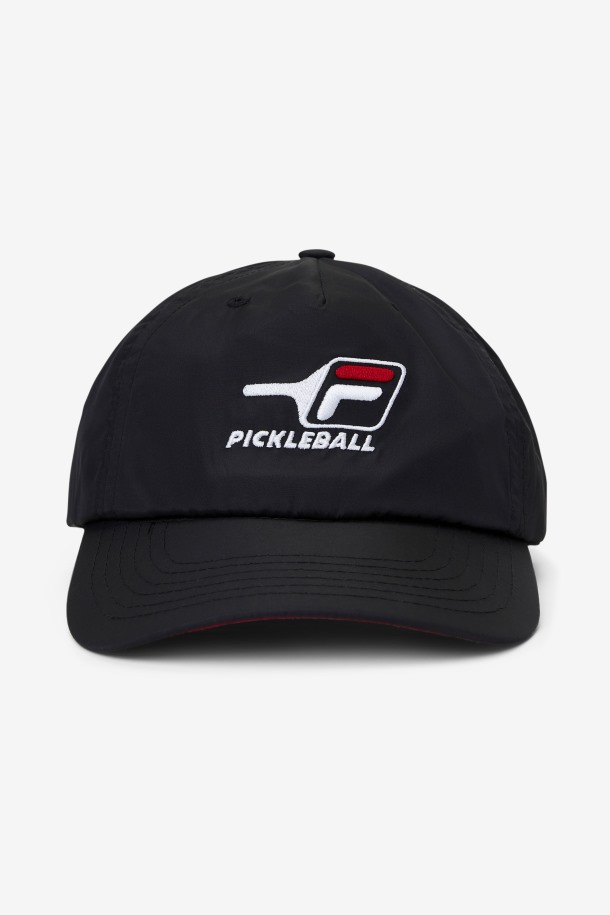 Gorra Pickleball Negra/roja Fila Outlet