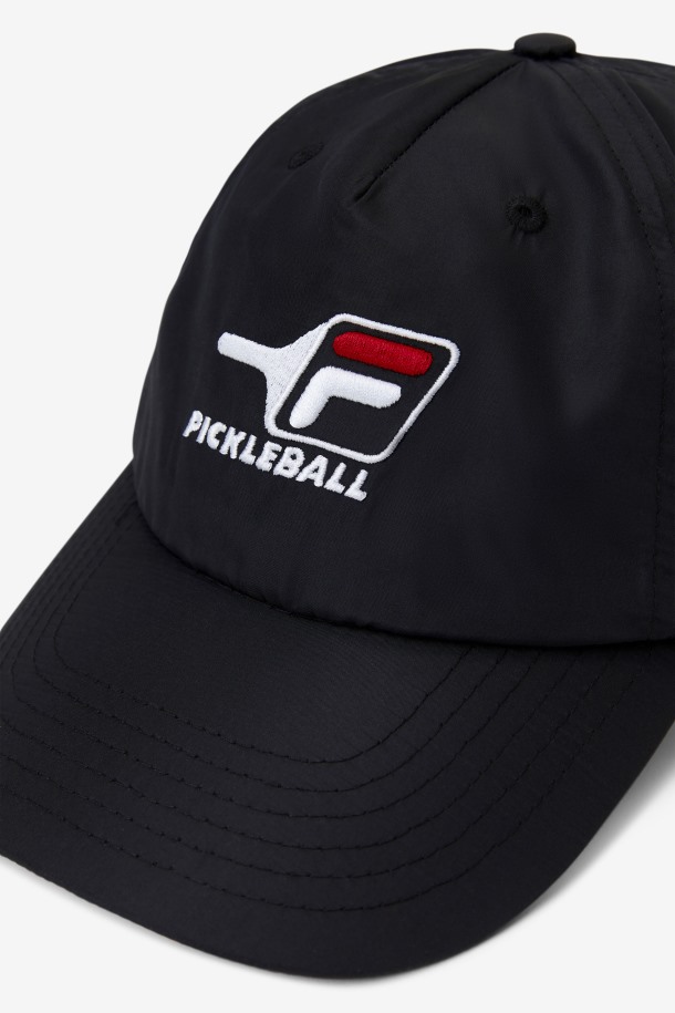 Gorra Pickleball Negra/roja Fila Outlet