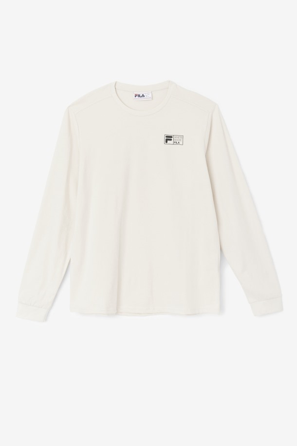 Camiseta Manga Larga Rappel Fila Outlets Blanco