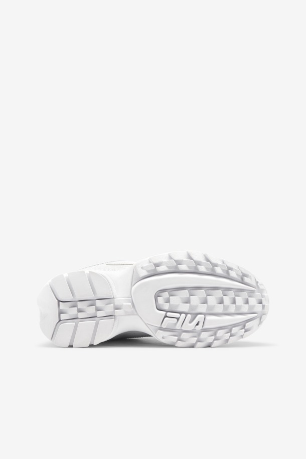 Zapatillas Fila Disruptor 2 Premium Mujer Blanco/azul Marino/rojo