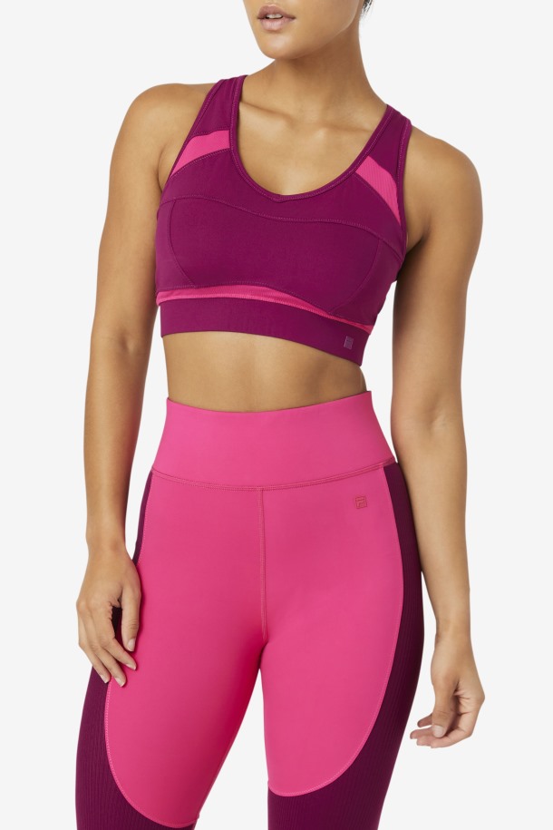 Mprpl/ppck Fila Outlets Sujetador Deportivo Uplift Racerback