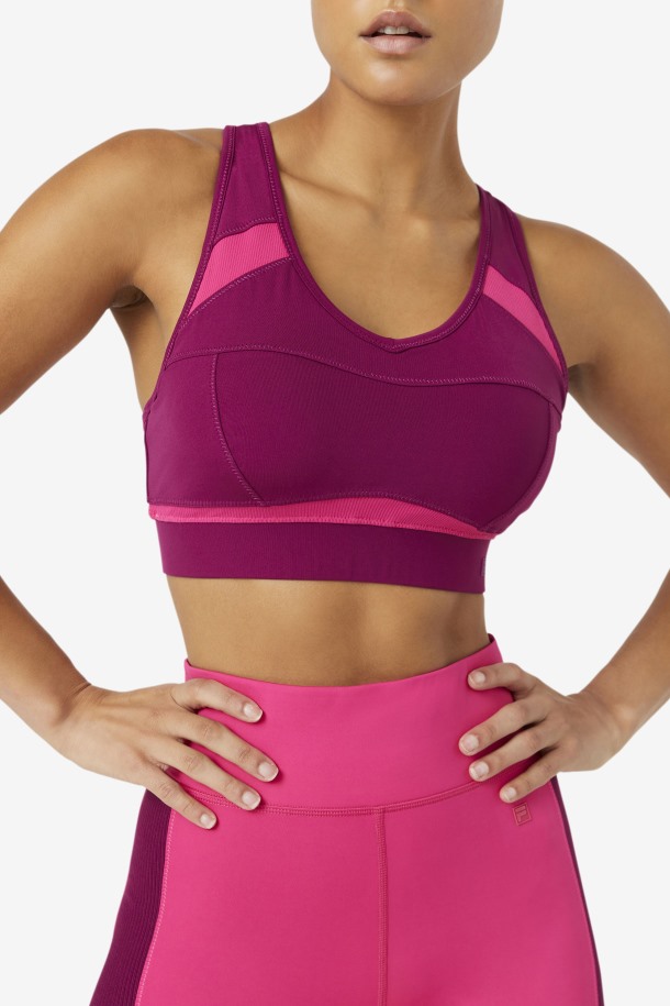 Mprpl/ppck Fila Outlets Sujetador Deportivo Uplift Racerback