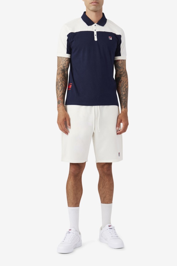 Fila Outlet Mivvi Polo Azul Marino/gardenia/rojo