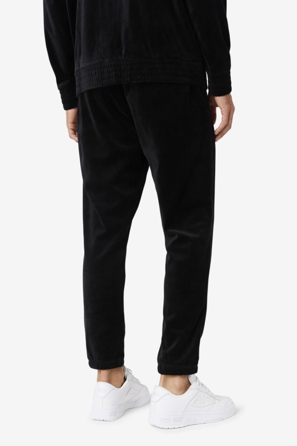 Pantalones Terciopelo Mansur Negro/blanco/skywalk Outlet Row