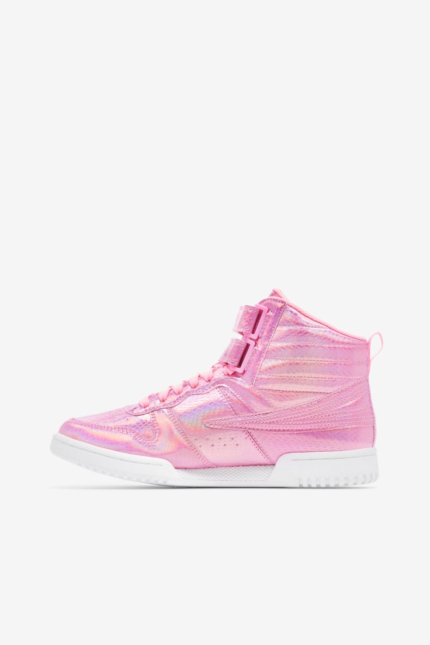 Mujer F-14 Serpiente Iridiscente Algodón De Azúcar/blanco Fila Outlet