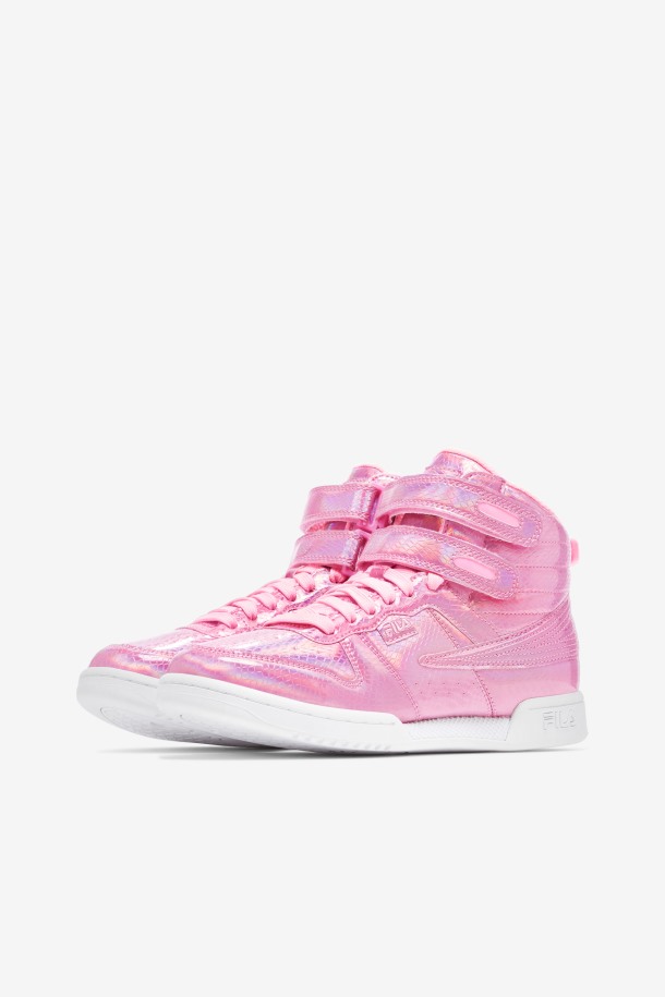 Mujer F-14 Serpiente Iridiscente Algodón De Azúcar/blanco Fila Outlet