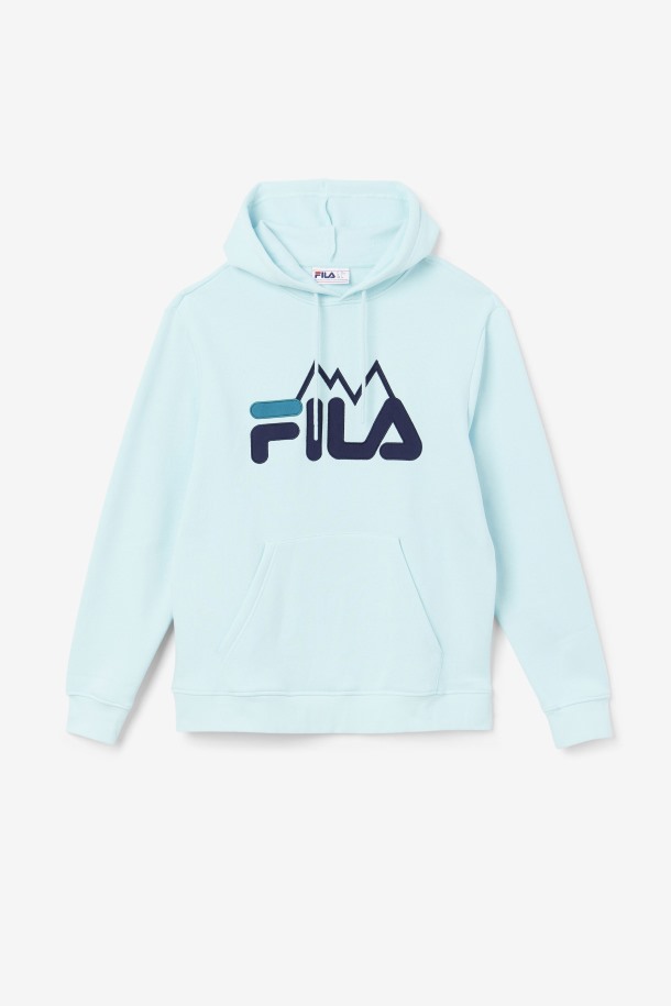 Fila Outlets Iced Aqua/navy/deep Lake Nan Sudadera Con Capucha