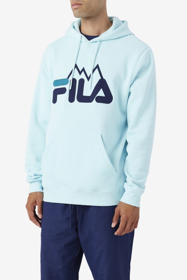 Fila Outlets Iced Aqua/navy/deep Lake Nan Sudadera Con Capucha