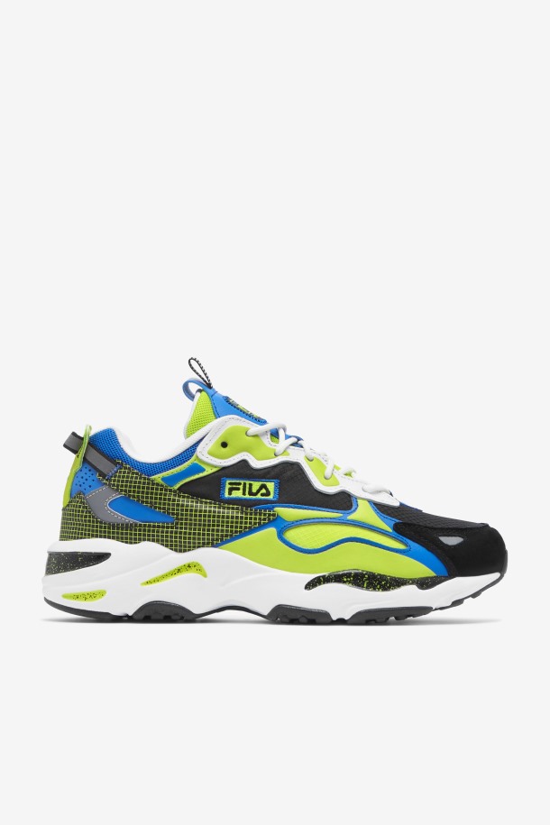 Fila Outlets White/black/lime Punch Hombre Ray Tracer Apex