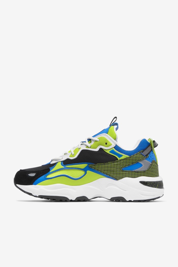 Fila Outlets White/black/lime Punch Hombre Ray Tracer Apex