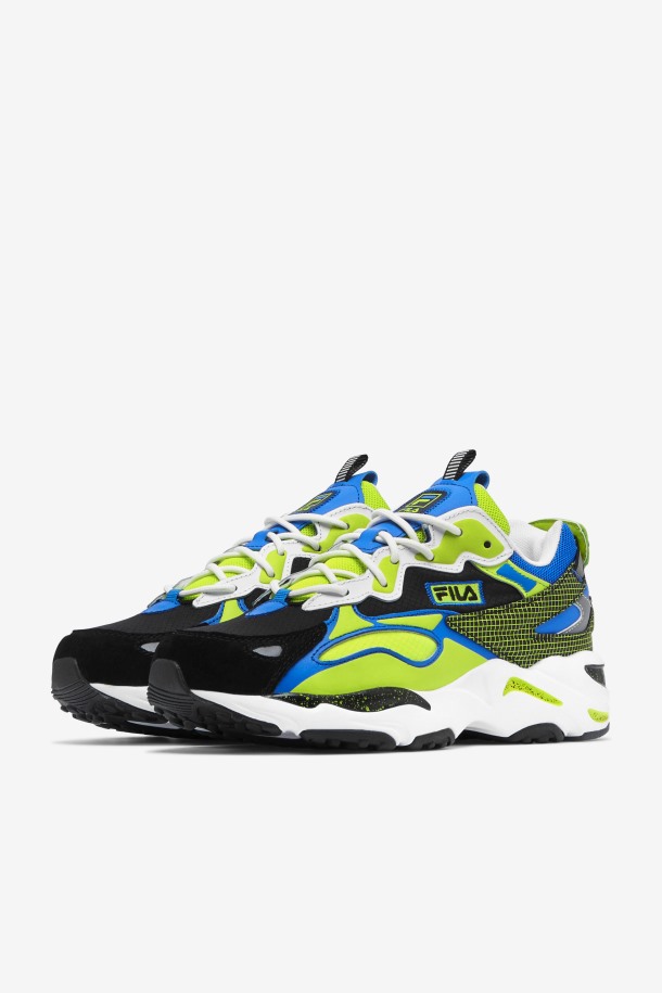 Fila Outlets White/black/lime Punch Hombre Ray Tracer Apex