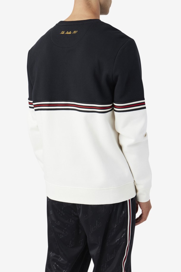 Asha Crew Fila Outlets Negro/gardenia/amarillo