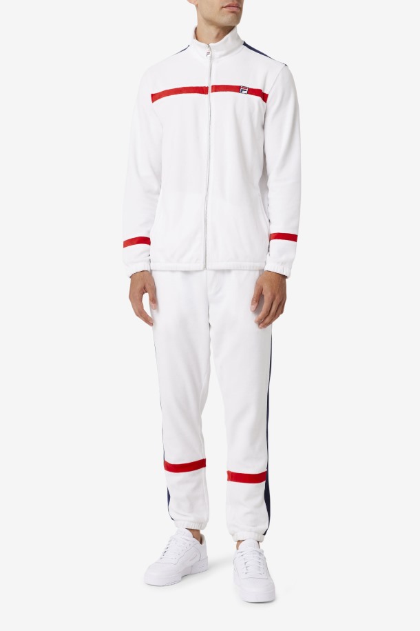 Chaqueta Terciopelo Ravid Fila Outlets Blanco/rojo/marino