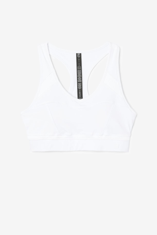 Sujetador Deportivo Blanco Uplift Racerback Fila Outlet