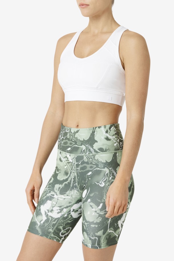 Sujetador Deportivo Blanco Uplift Racerback Fila Outlet