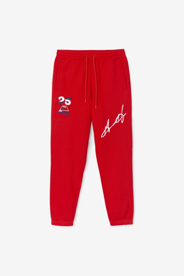 Rojo Fila Puntos De Venta Grant Hill Orson Pantalón