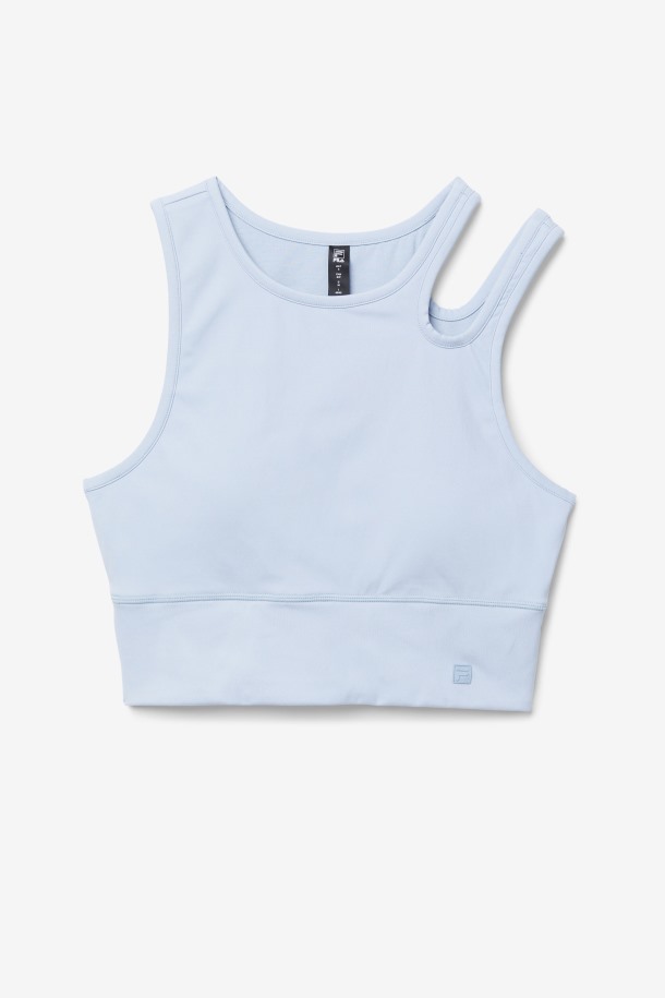 Sujetador Deportivo Blue Fog Uplift Slice Crop Top Fila Outlet