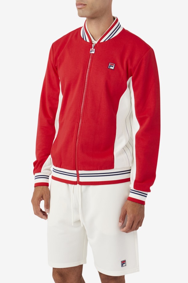 Chaqueta Settanta Rojo/gardenia/marino Fila Outlet