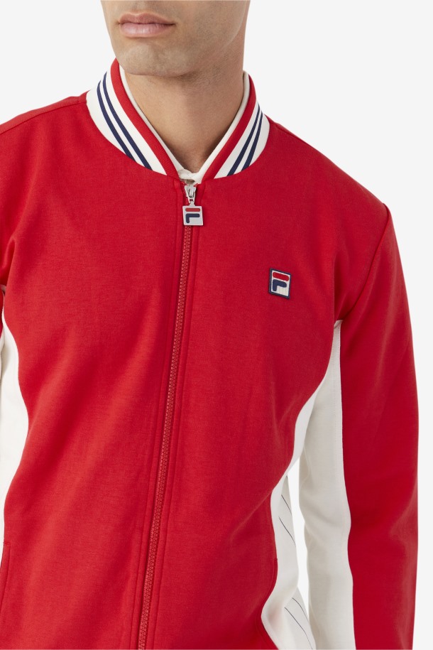 Chaqueta Settanta Rojo/gardenia/marino Fila Outlet