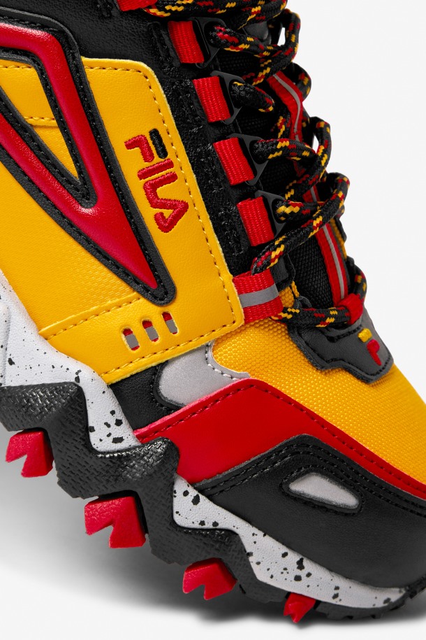 Fila Outlets Gold/black/red Niños Pequeños Oakmont Tr