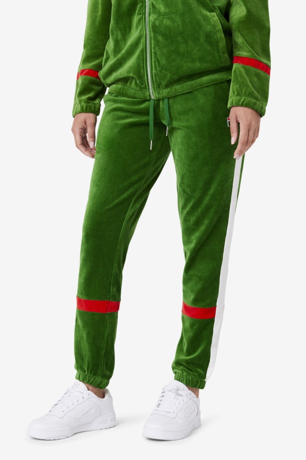 Formal Garden/blanco/rojo Ravid Velour Pantalon Fila Outlets