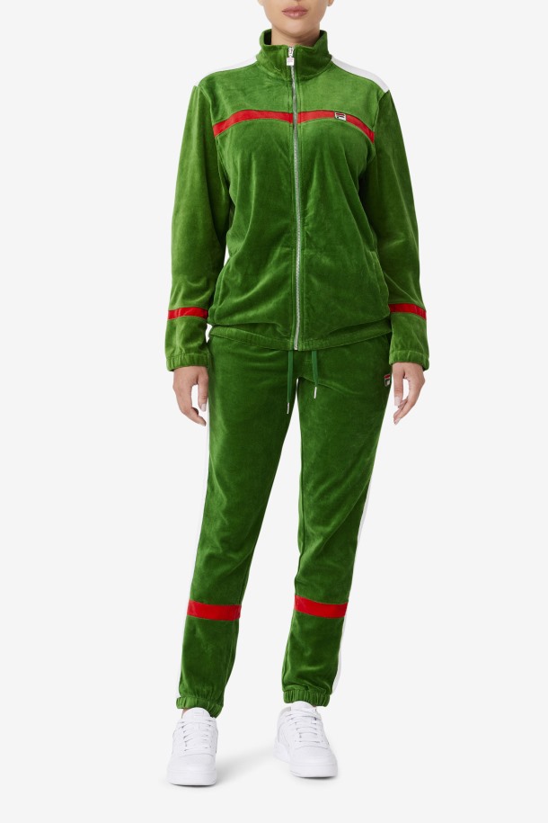 Formal Garden/blanco/rojo Ravid Velour Pantalon Fila Outlets