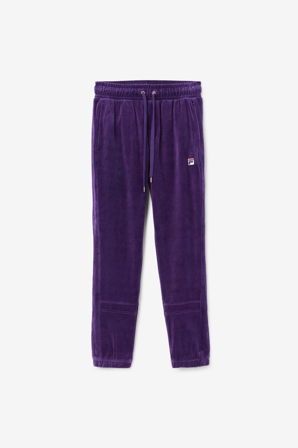 Fila Outlets Ravid Velour Pant Blackberry Cordial