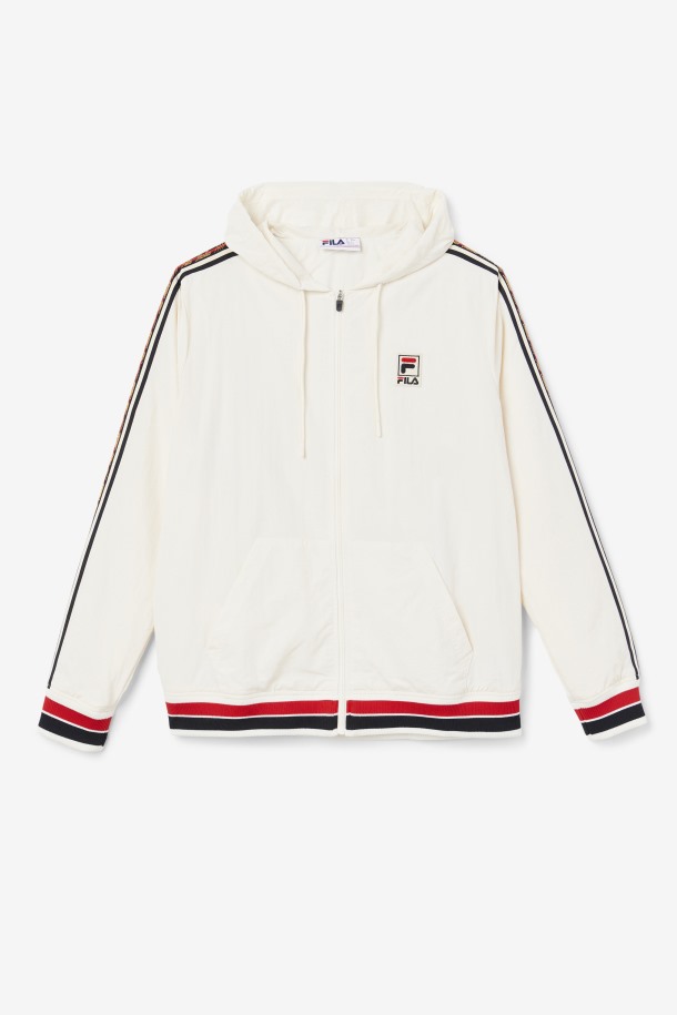 Chaqueta Cortavientos Faras Gardenia/black/red Fila Outlets