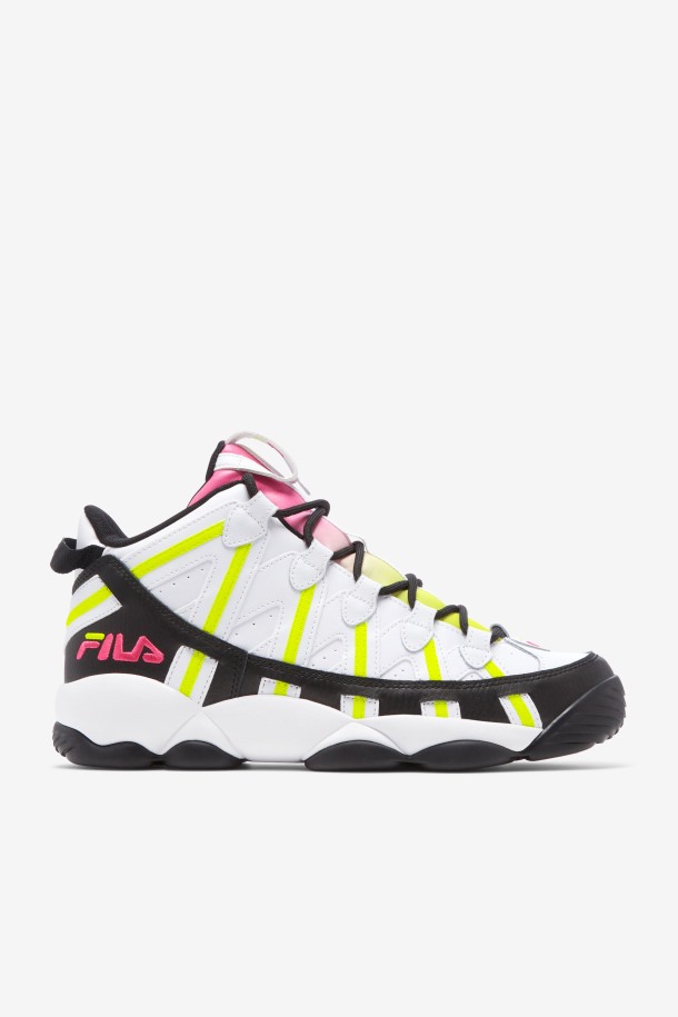Fila Outlets Blanco/negro/amarillo Hombre Stackhouse Spaghetti