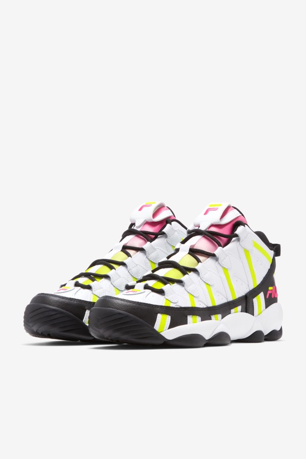 Fila Outlets Blanco/negro/amarillo Hombre Stackhouse Spaghetti