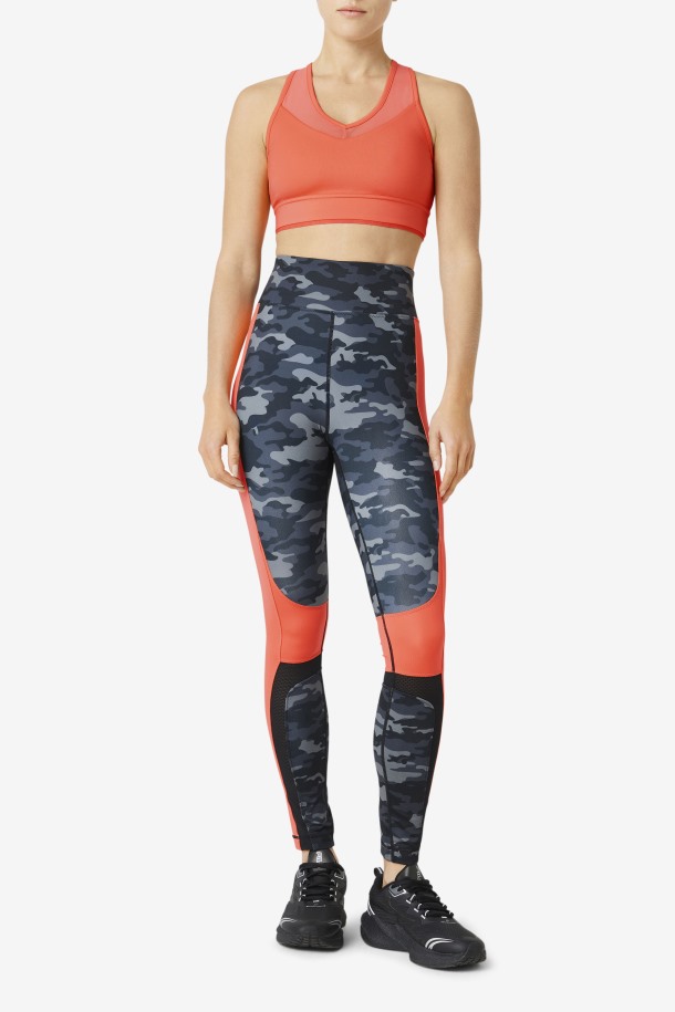 Sujetador Deportivo Uplift Racerback Coral Caliente Fila Outlet
