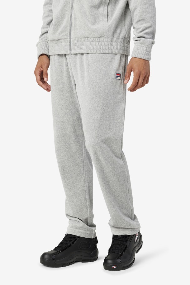 Pantalón Gris Jaspeado O-fit Velour Fila Outlet