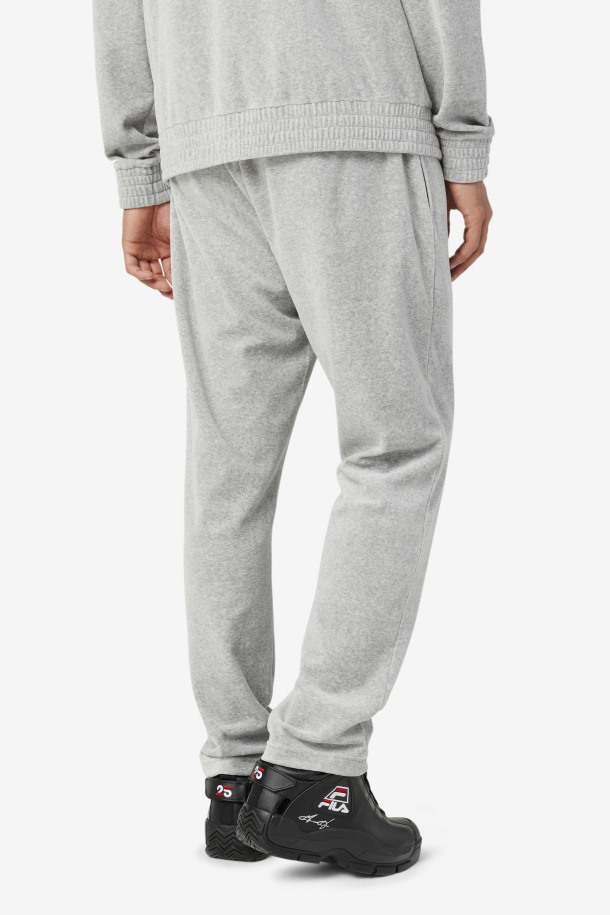Pantalón Gris Jaspeado O-fit Velour Fila Outlet