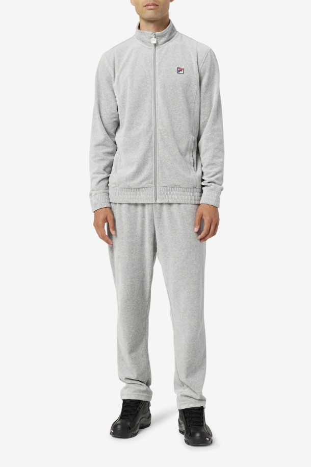Pantalón Gris Jaspeado O-fit Velour Fila Outlet
