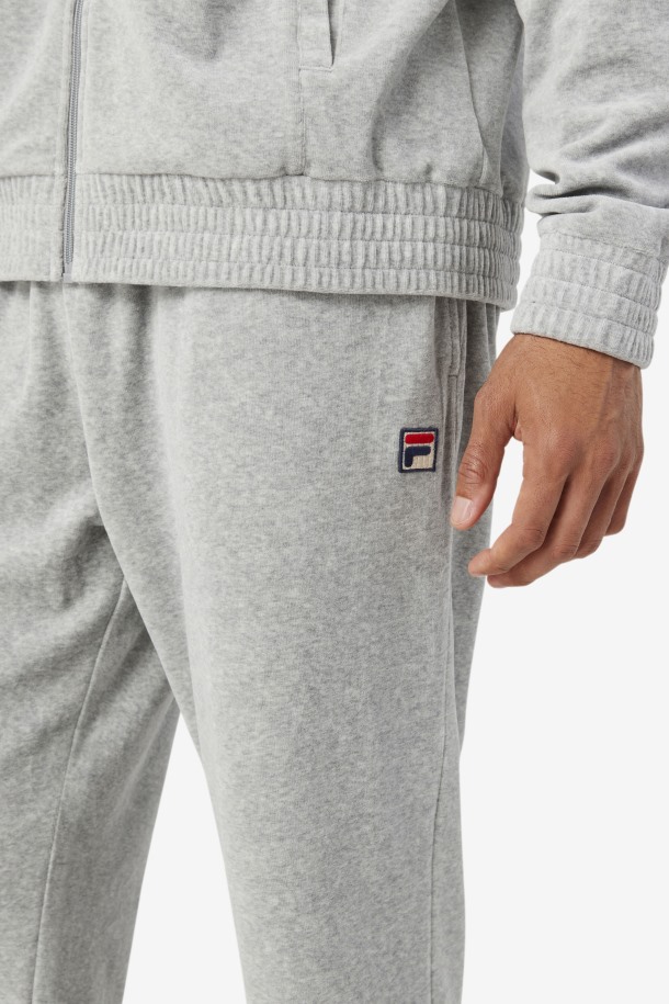 Pantalón Gris Jaspeado O-fit Velour Fila Outlet