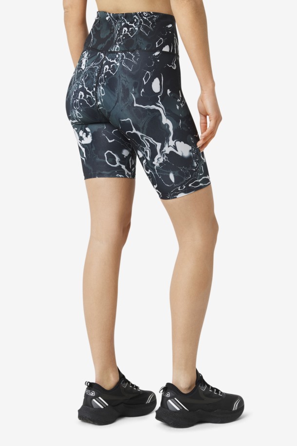 Forza 8\" Bike Short Black Marble Fila Outlets