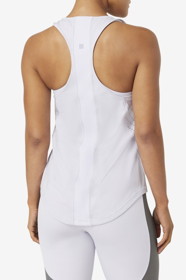 Camiseta Sin Mangas Con Espalda Cruzada Texturizada Uplift De Fila Outlets Lavendrblue