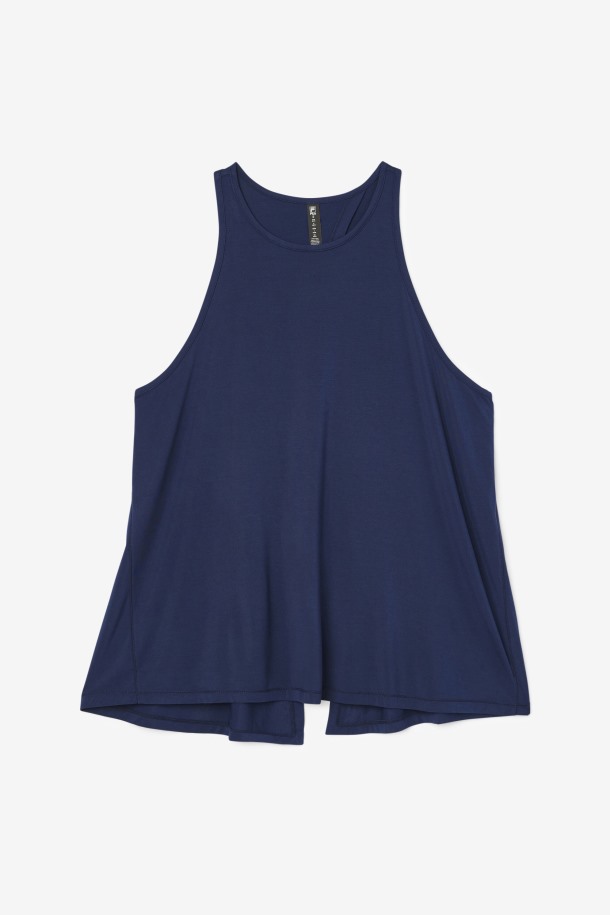Fila Outlets Fi-lux Camiseta Sin Mangas Con Espalda Abierta Azul Marino