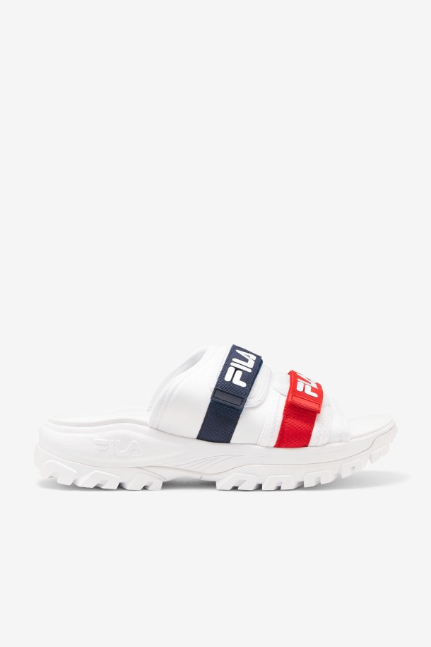 Tobogán Al Aire Libre Para Hombre Fila Outlets Blanco/azul Marino/rojo