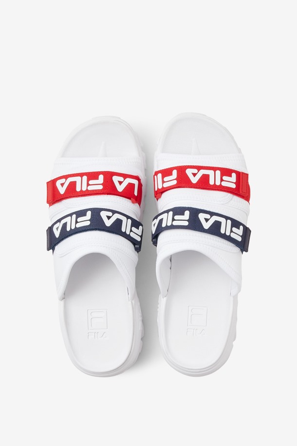 Tobogán Al Aire Libre Para Hombre Fila Outlets Blanco/azul Marino/rojo