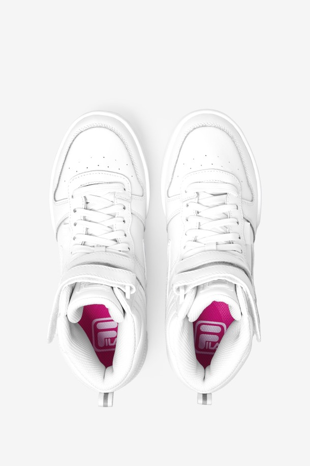 Blanco/rosa Glo Mujer F-14 Levantado Fila Outlet