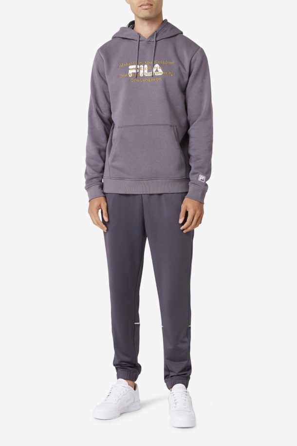 Fila Outlets Thunderstorm/white/olive Rondot Sudadera Con Capucha