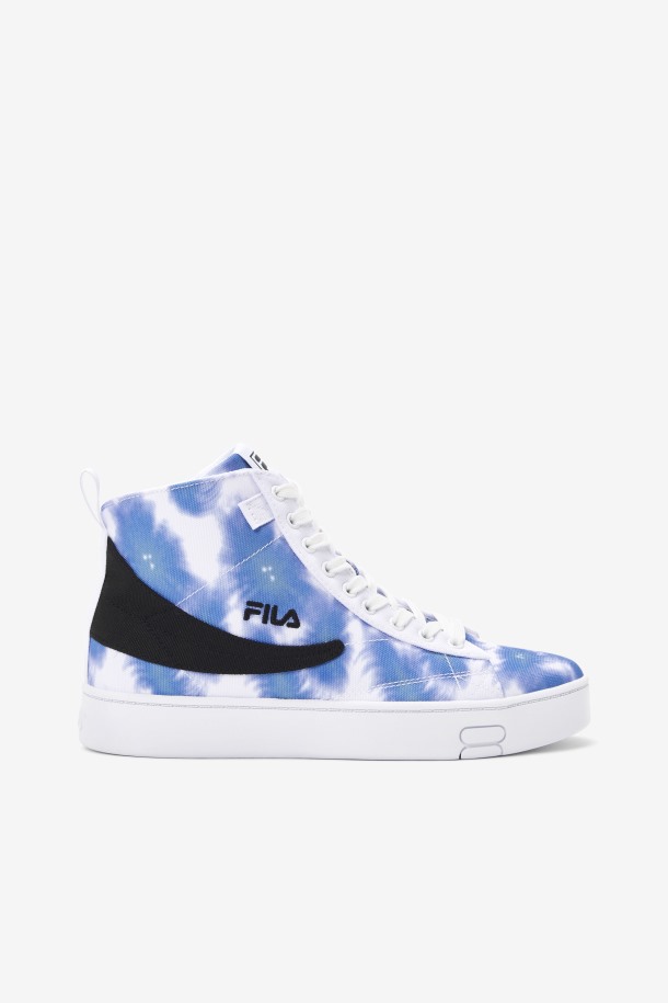 Blanco/cobalto Brillante/azul Tormenta Mujer Gennaio Tie Dye Fila Outlet